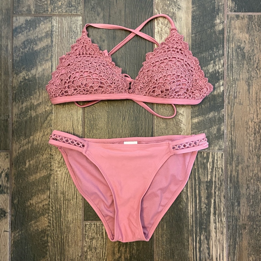 Target crotchet bikini set